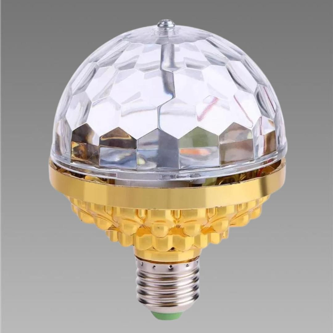 Decorative light bulb with crystal-like design