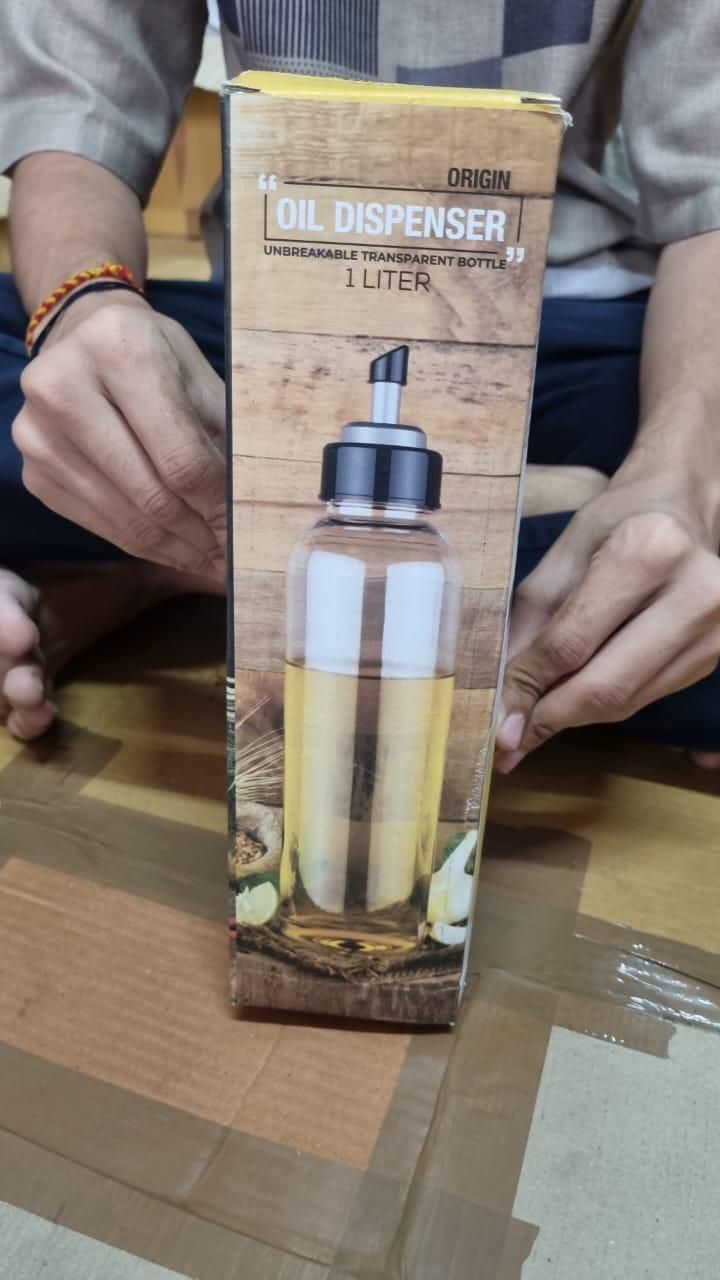 Oil dispenser bottle packaging 